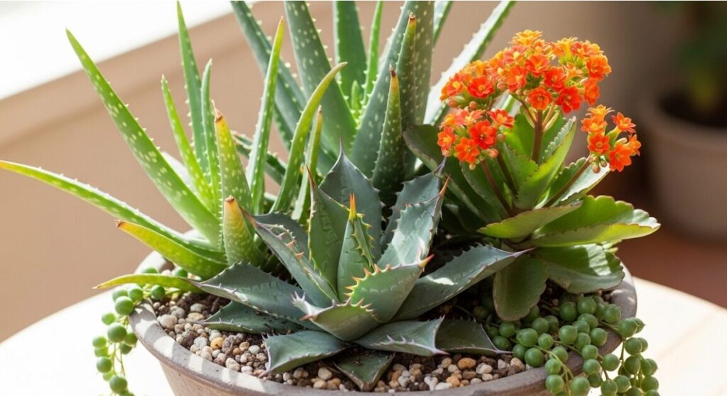 アガベの寄せ植えでおしゃれな庭に！初心者でも失敗しないコツ 