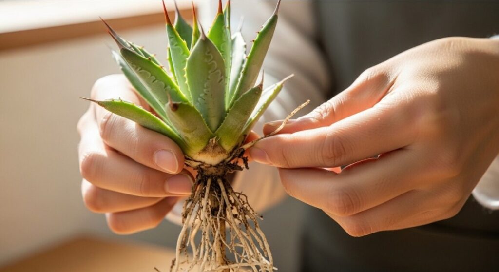 アガベの発根管理