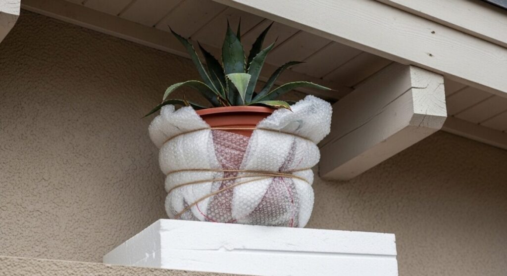 冬の寒さに弱い実生株を保護する具体的な手法