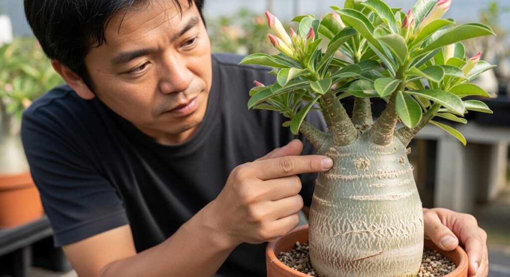 幹がぶよぶよで枯れるのを防ぐ冬の健康チェック