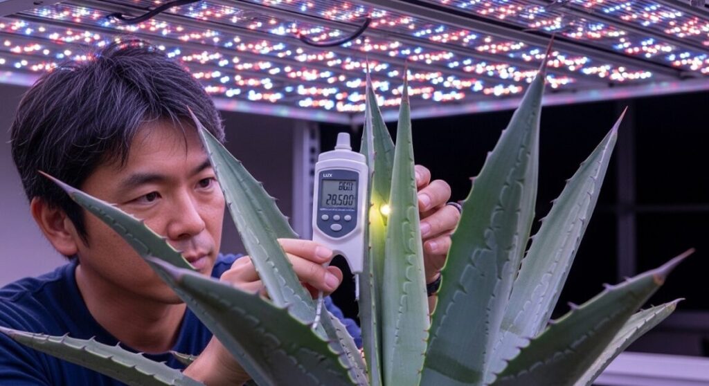 室内管理でアガベのさび病を誘発する温度と湿度の関係