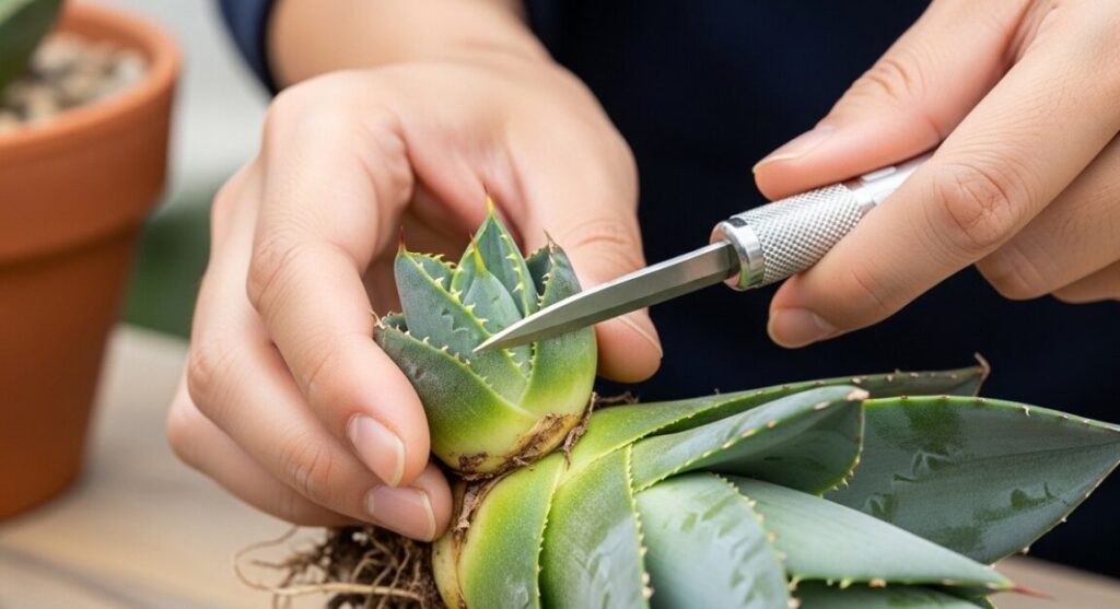 感染部位を切り取る外科的処置と道具の衛生管理