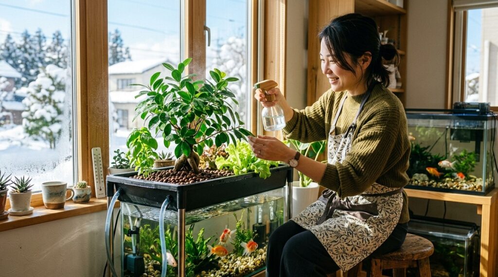 失敗しないガジュマルとメダカの水耕栽培
