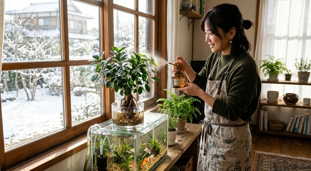 挿し木苗の幹を太くする仕立て方