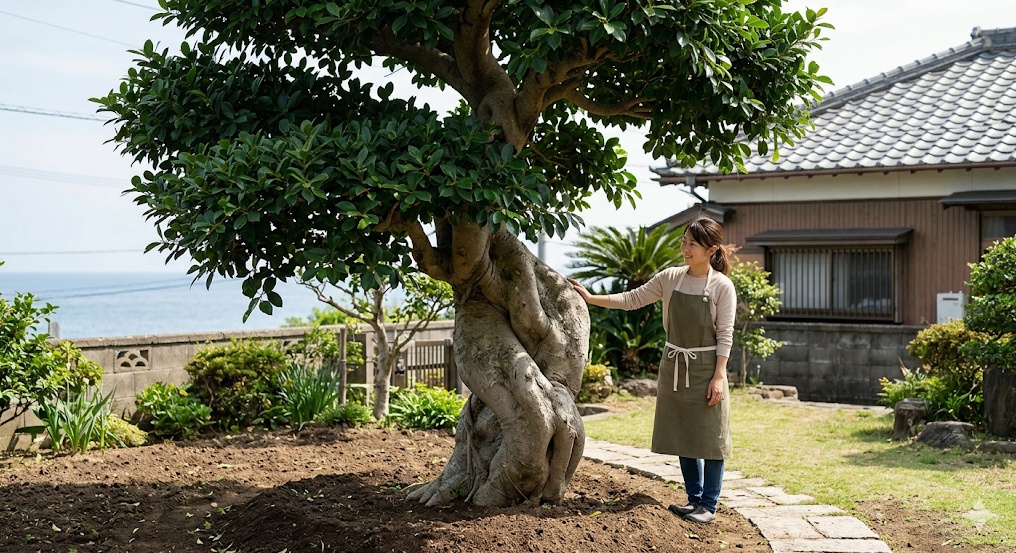 ガジュマルを屋外に地植えする際の基本